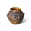 Anglo-Saxon pottery vessel excavated from cemetery at Overstone Leys. 