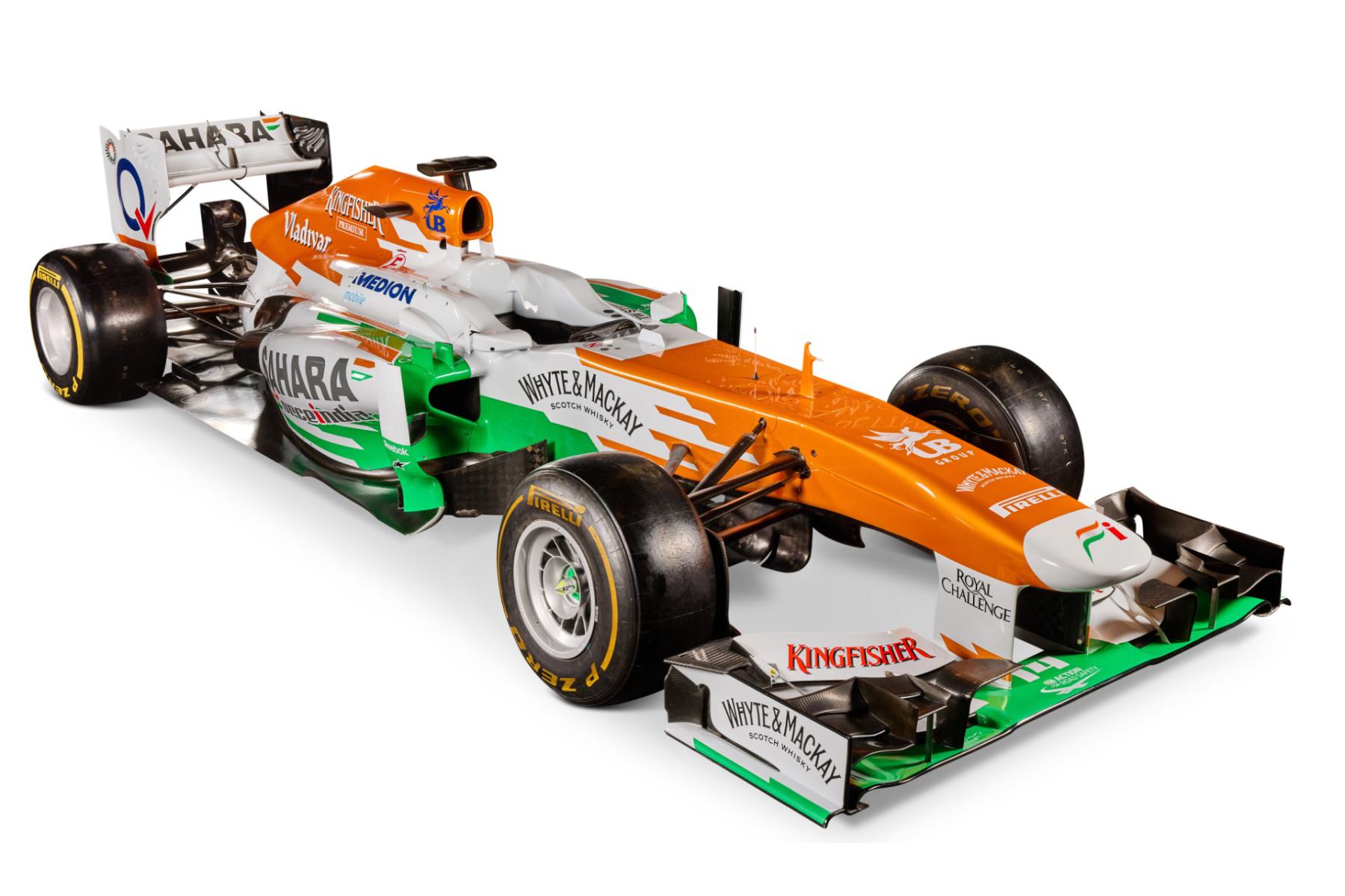 Force India Formula 1 racing car from the 2013 season