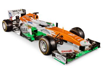 Force India Formula 1 racing car from the 2013 season