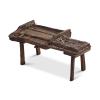 Shoemaker's wood and leather work bench