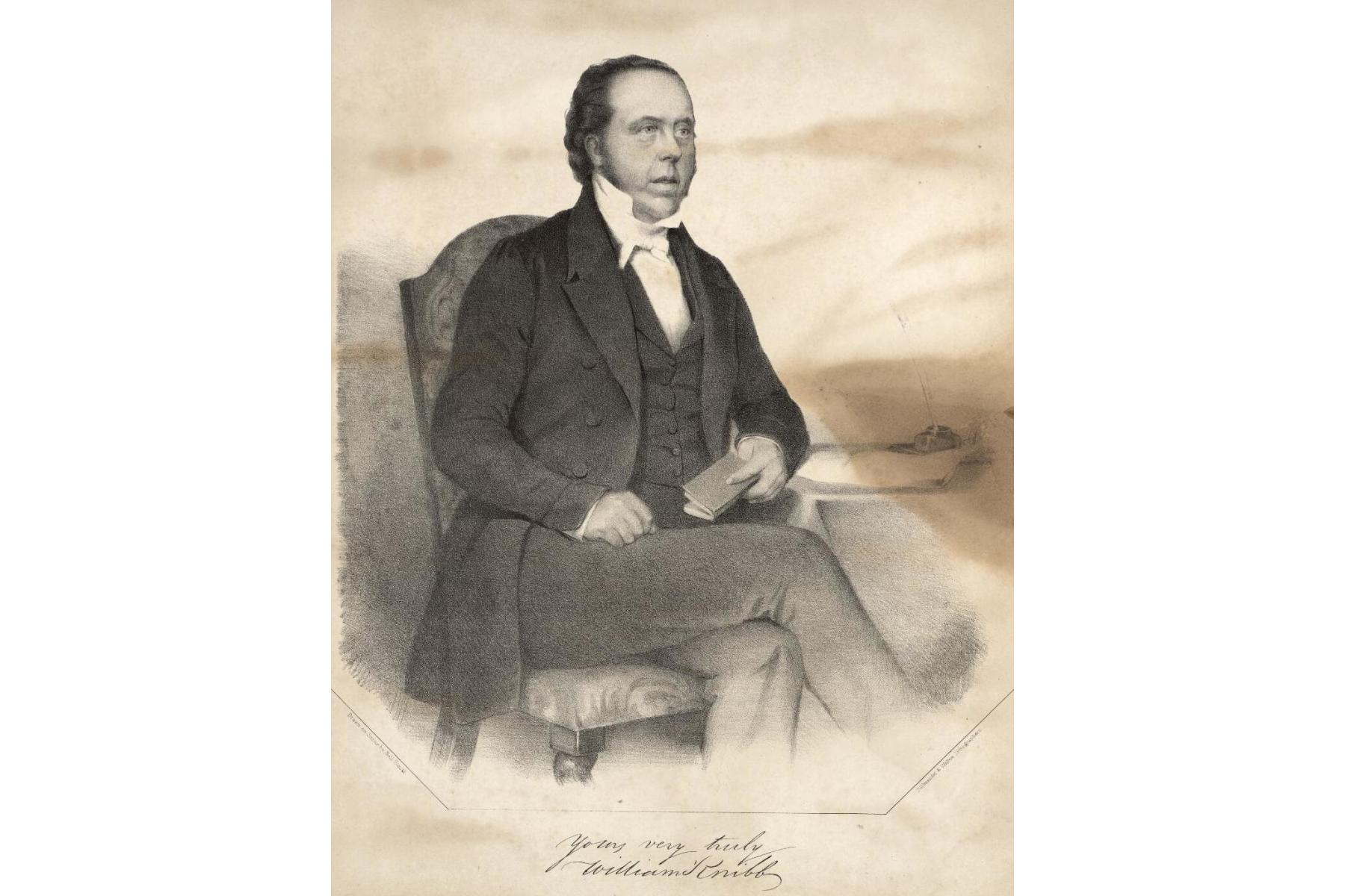 Engraving of William Knibb c. 1845