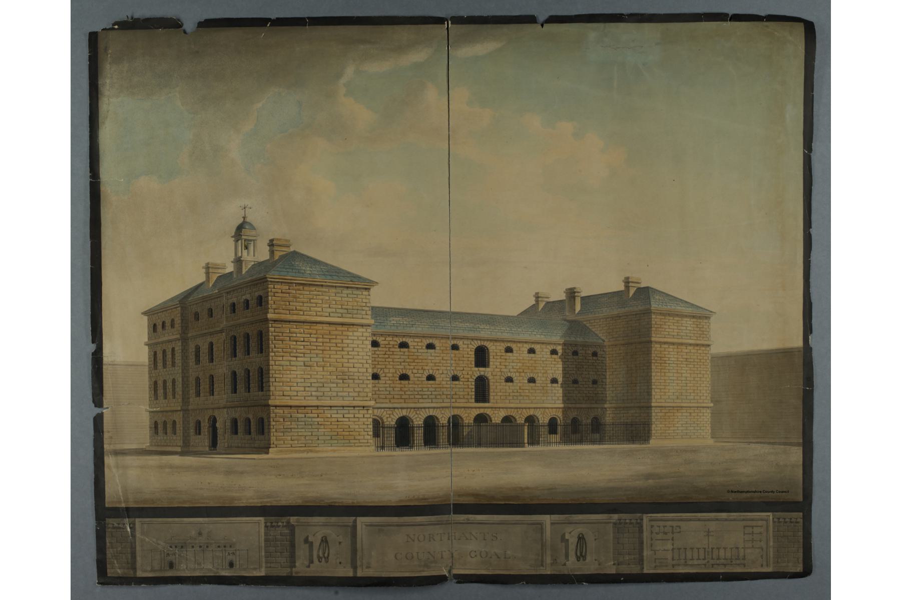 Northamptonshire County Goal around 1790.