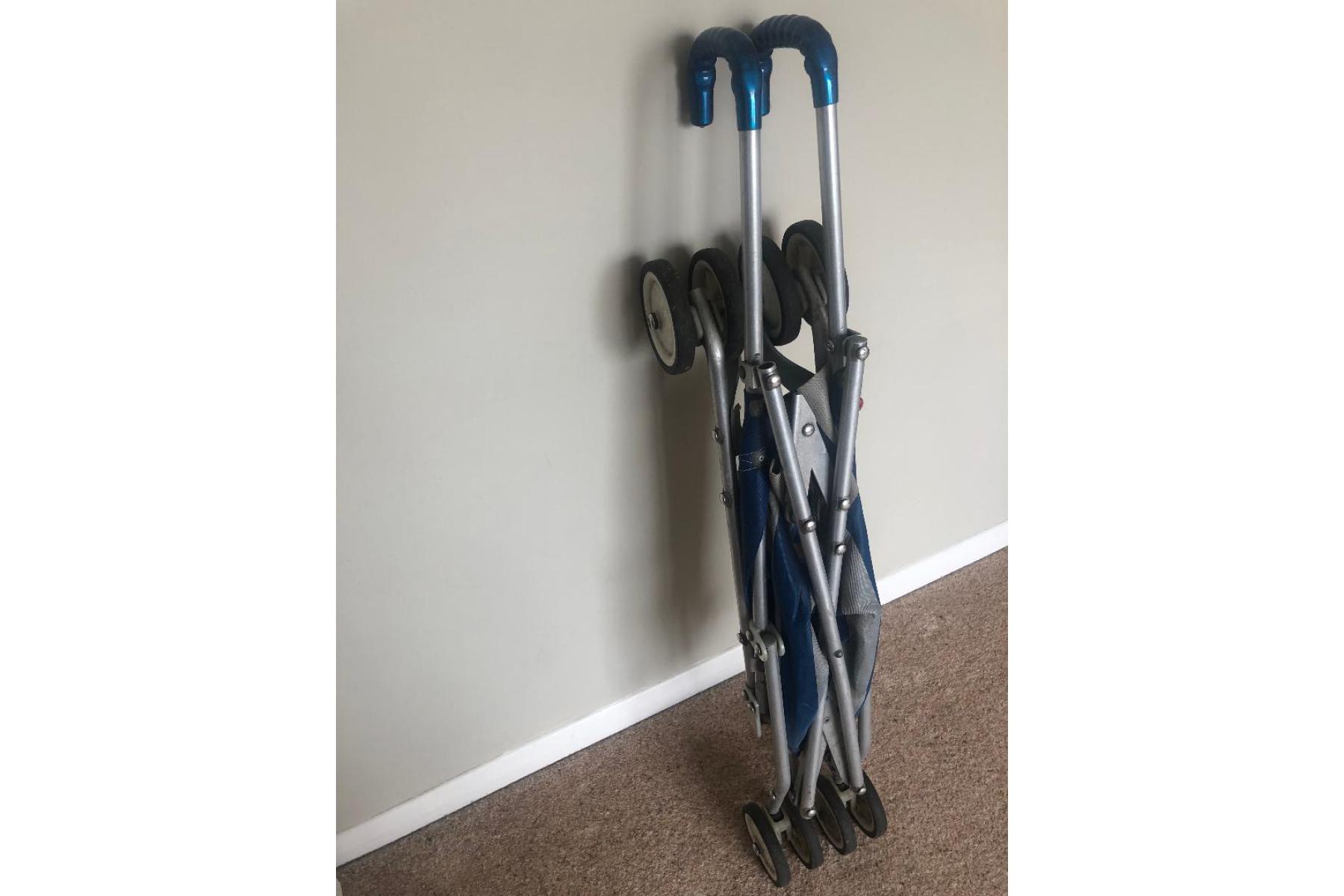 Folded Maclaren Baby Buggy