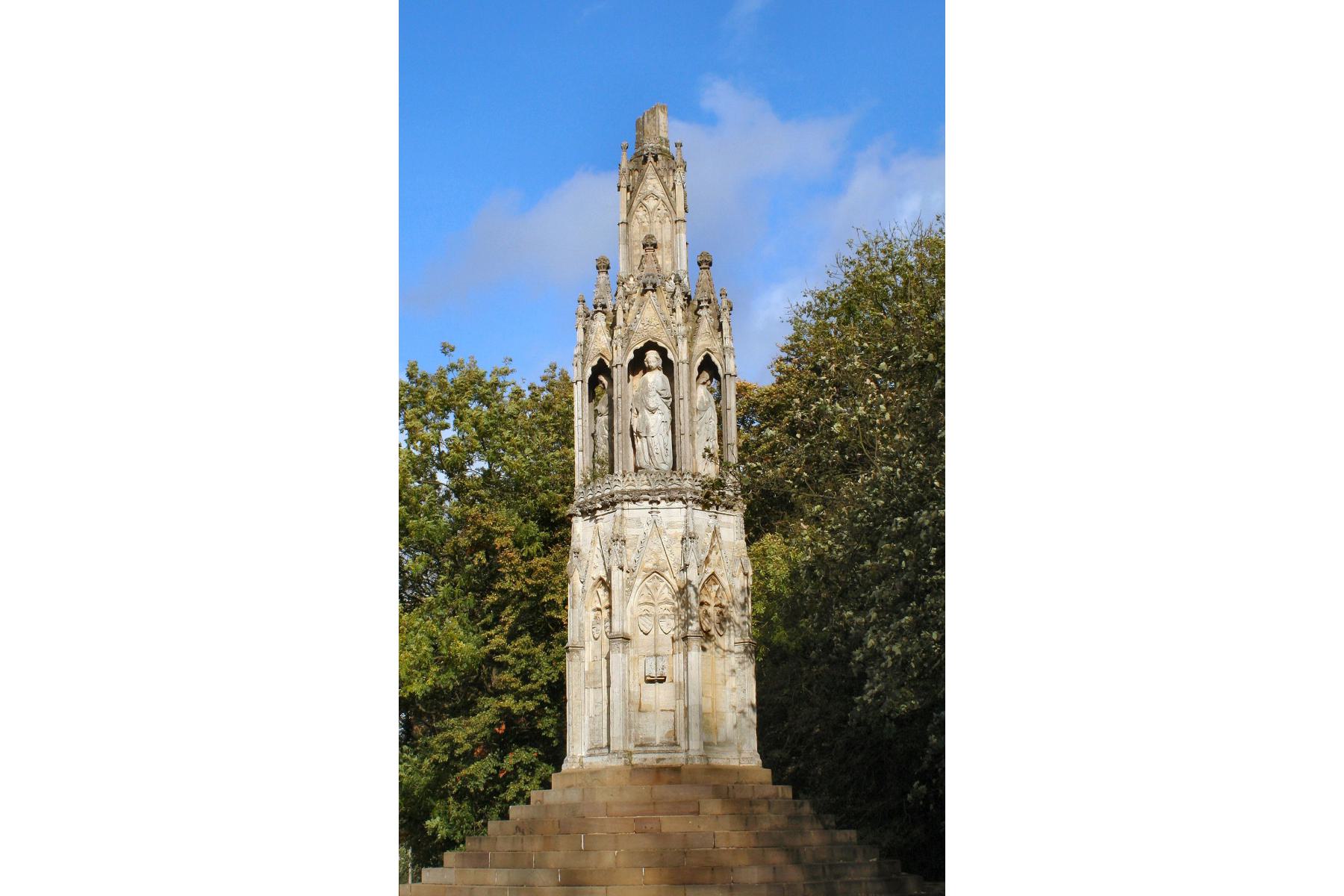 The Eleanor Cross at Hardingstone, Northampton