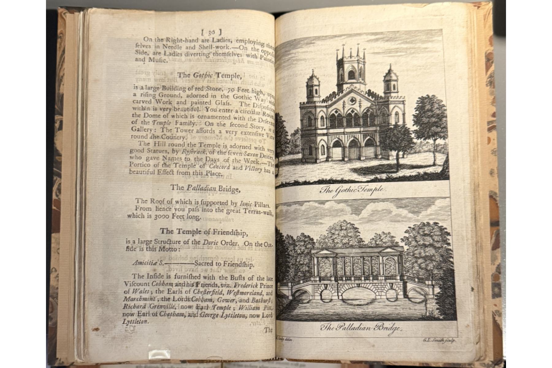 Pages from Stowe House book