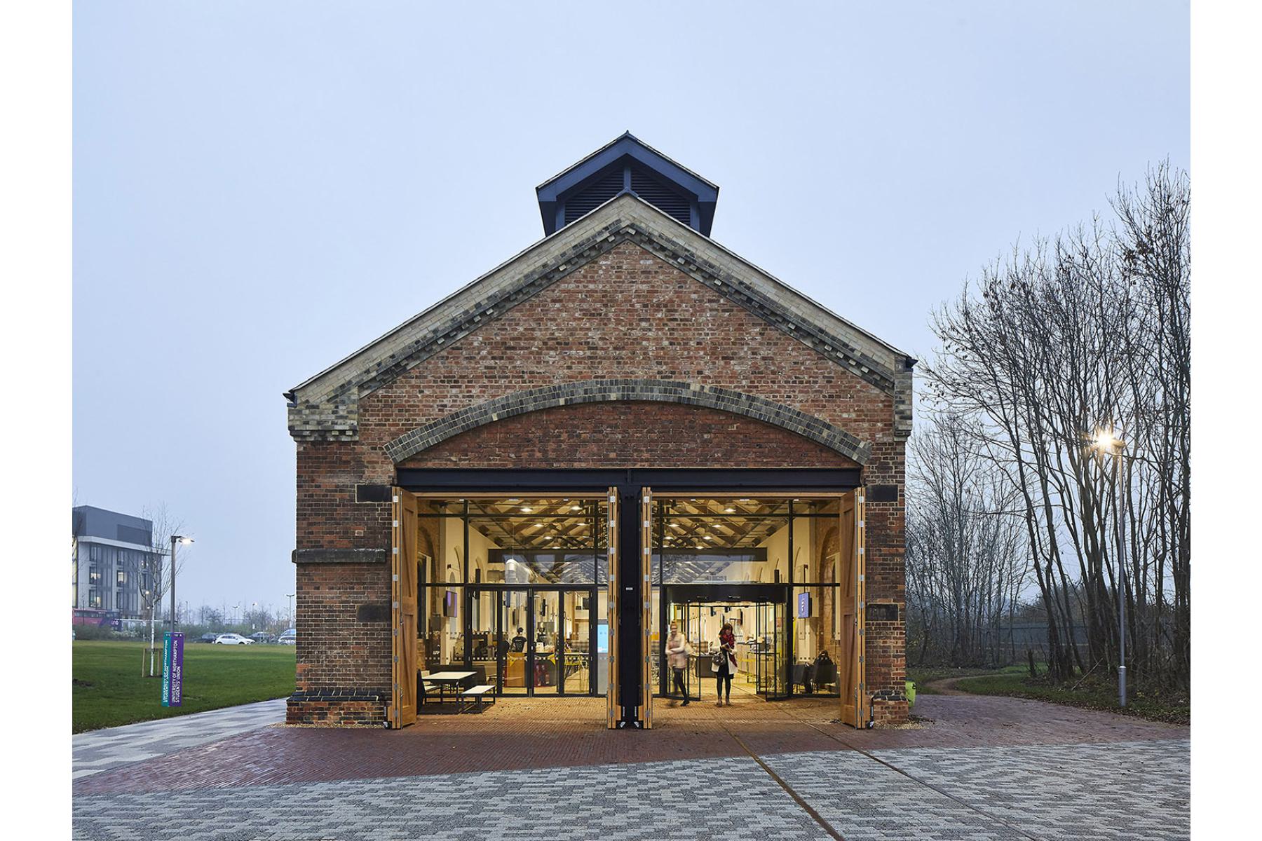 Front of The Engine Shed