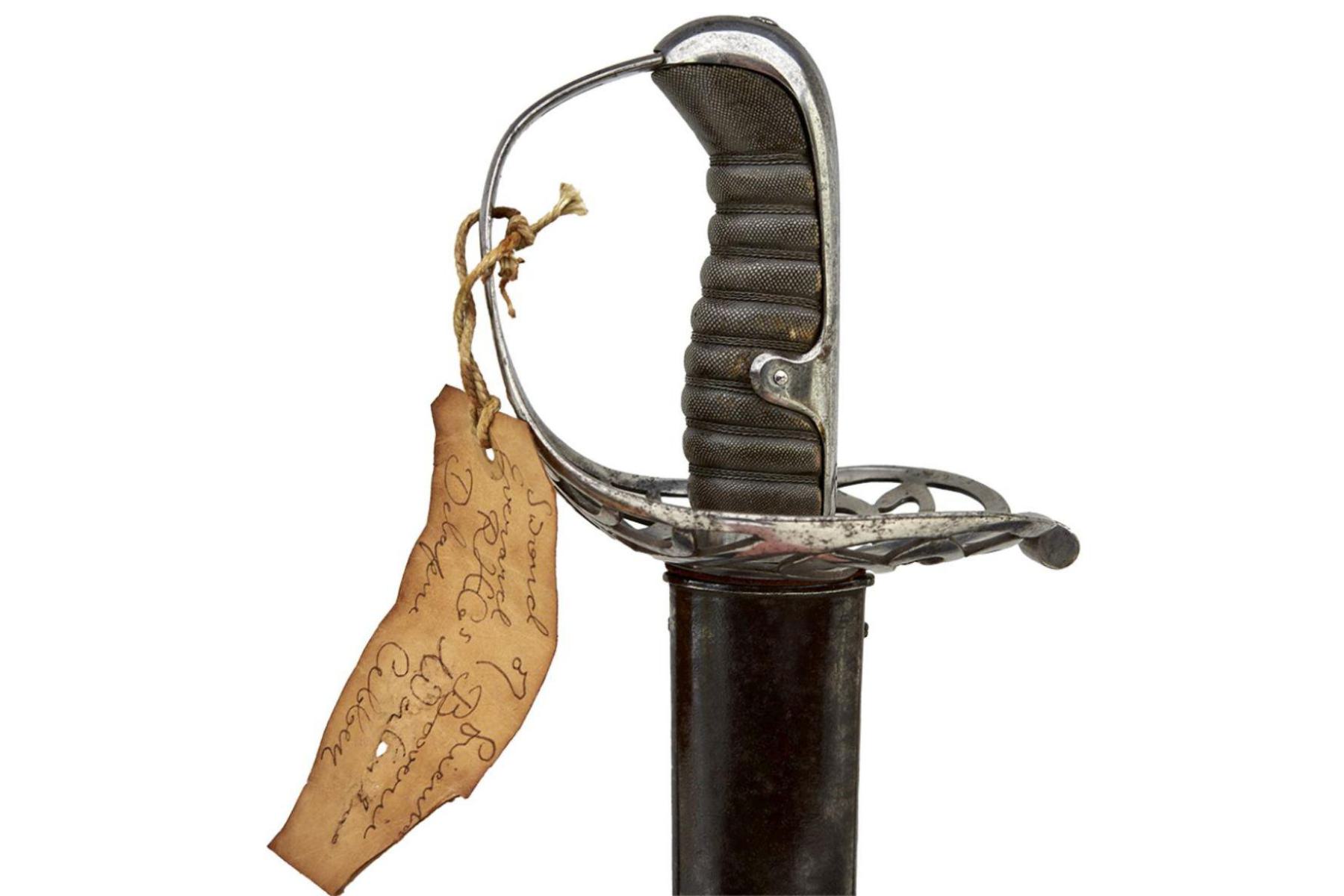 close up of sword hilt