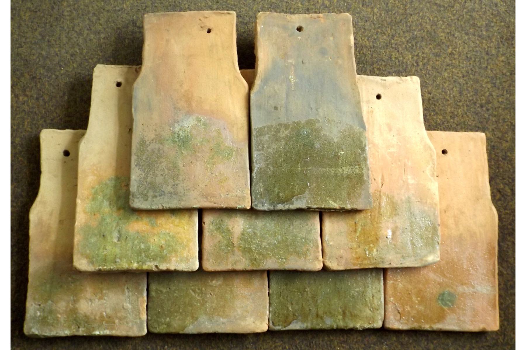 glazed shouldered roof tiles medieval