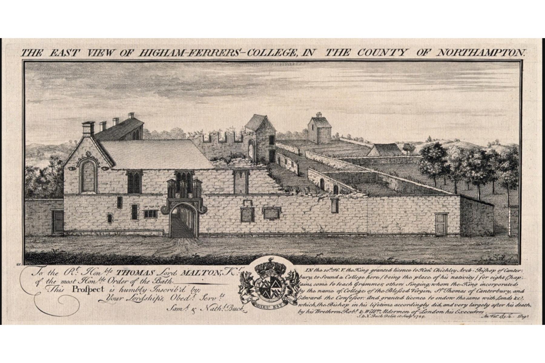 Buck's engraving of chichele College