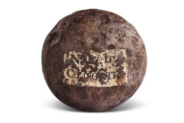 Iron Cannonball from battle of Naseby in 1645