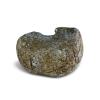 Broken Roman chalk spindle whorl marked with name