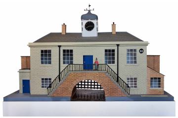 Model of Eastern gatehouse, Weedon Royal Ordnance Depot