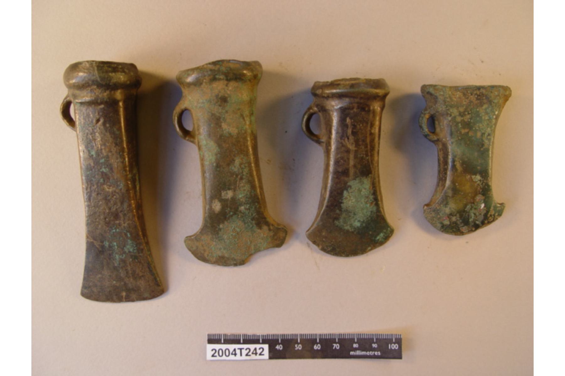 Selection of socketed axe heads 