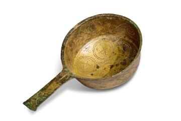 One of the eight bronze Roman Bowls found at Irchester in 1874.