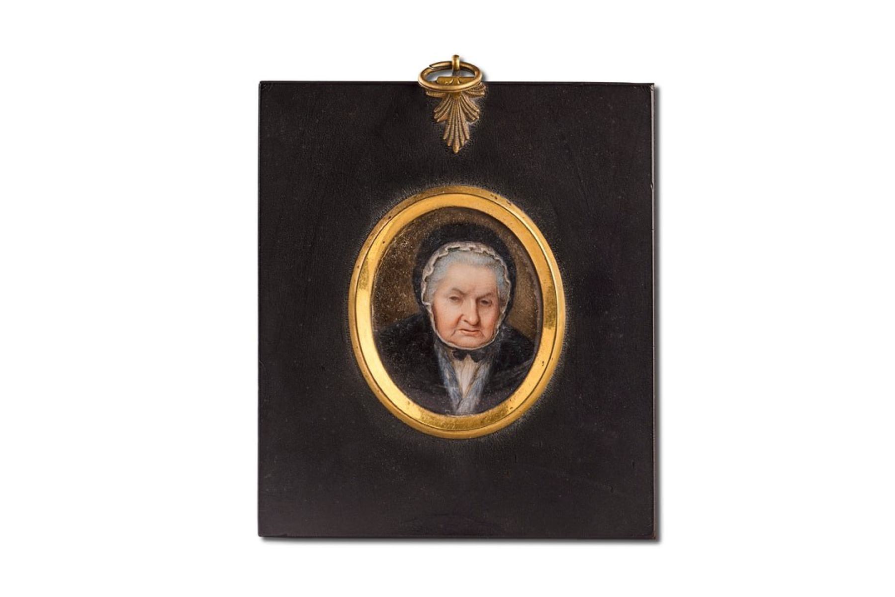 Miniature painting of Hannah Spark