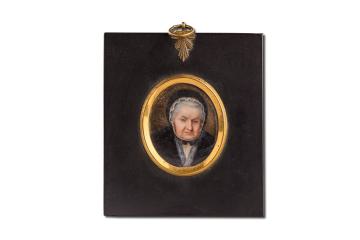 Miniature painting of Hannah Spark