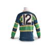Rear of 1950s Saints Rugby shirt with appliqued number