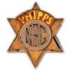 Star shaped Metal neon advertising sign for Phipps NBC Brewery