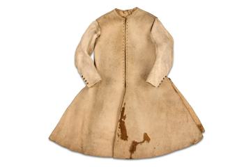 Civil War cavalry soldier's coat made from Buffalo hide